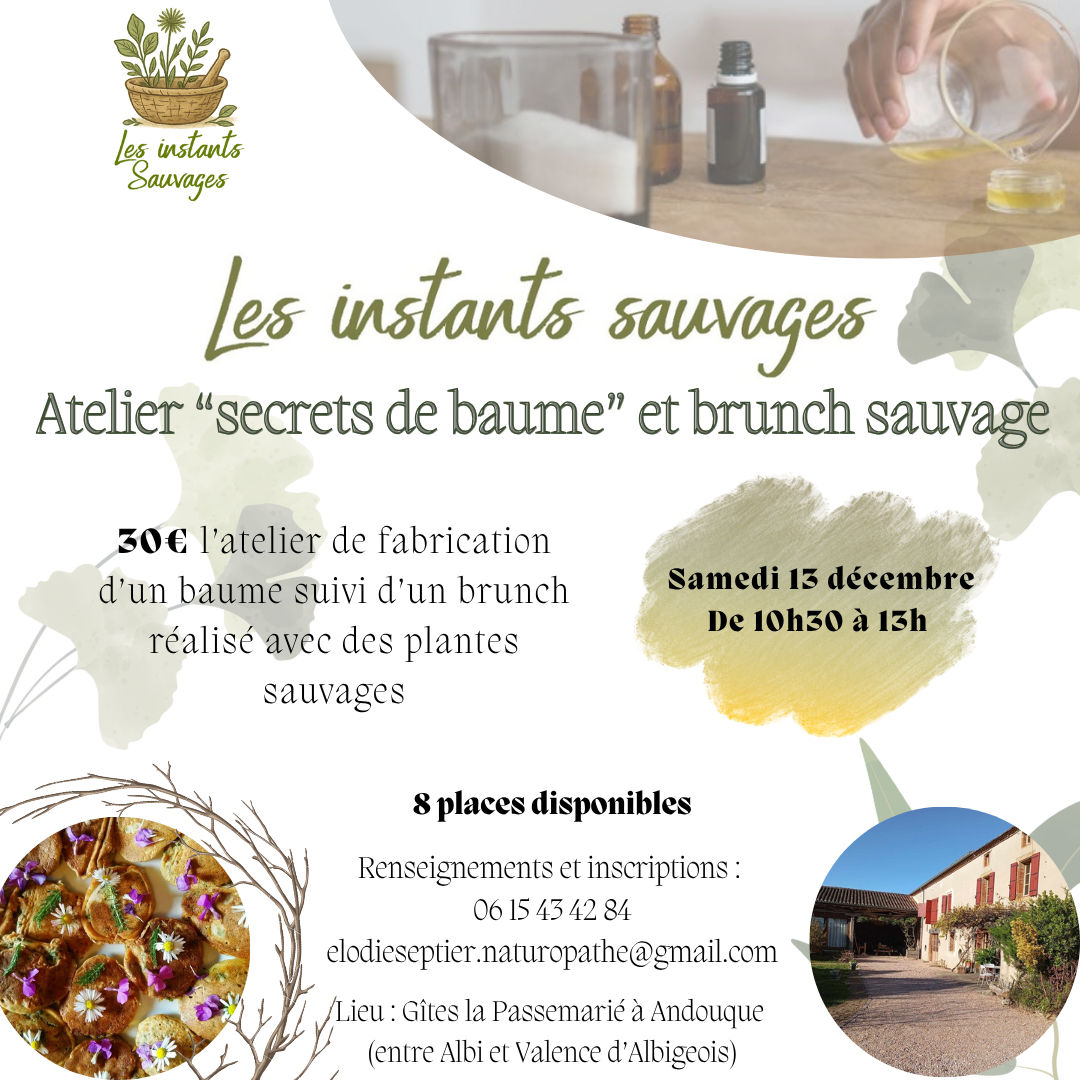 Atelier secrets de baume brunch 13 dc 25